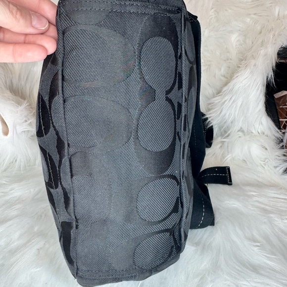 Coach Kyra Daisy Signature Black Y2K Backpack - Picture 4 of 10